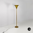 Lampada da terra art deco in ottone, 1940 ca.