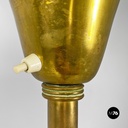 Lampada da terra art deco in ottone, 1940 ca.