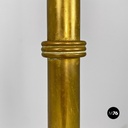 Lampada da terra art deco in ottone, 1940 ca.