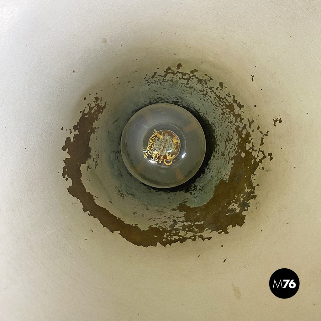 Lampada da terra art deco in ottone, 1940 ca.