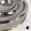 Italian modern chromed steel Guadalupa ashtray by Enzo Mari for Danese, 1972