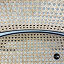 Italian antique Vienna straw and black painted wooden chairs, 1900s