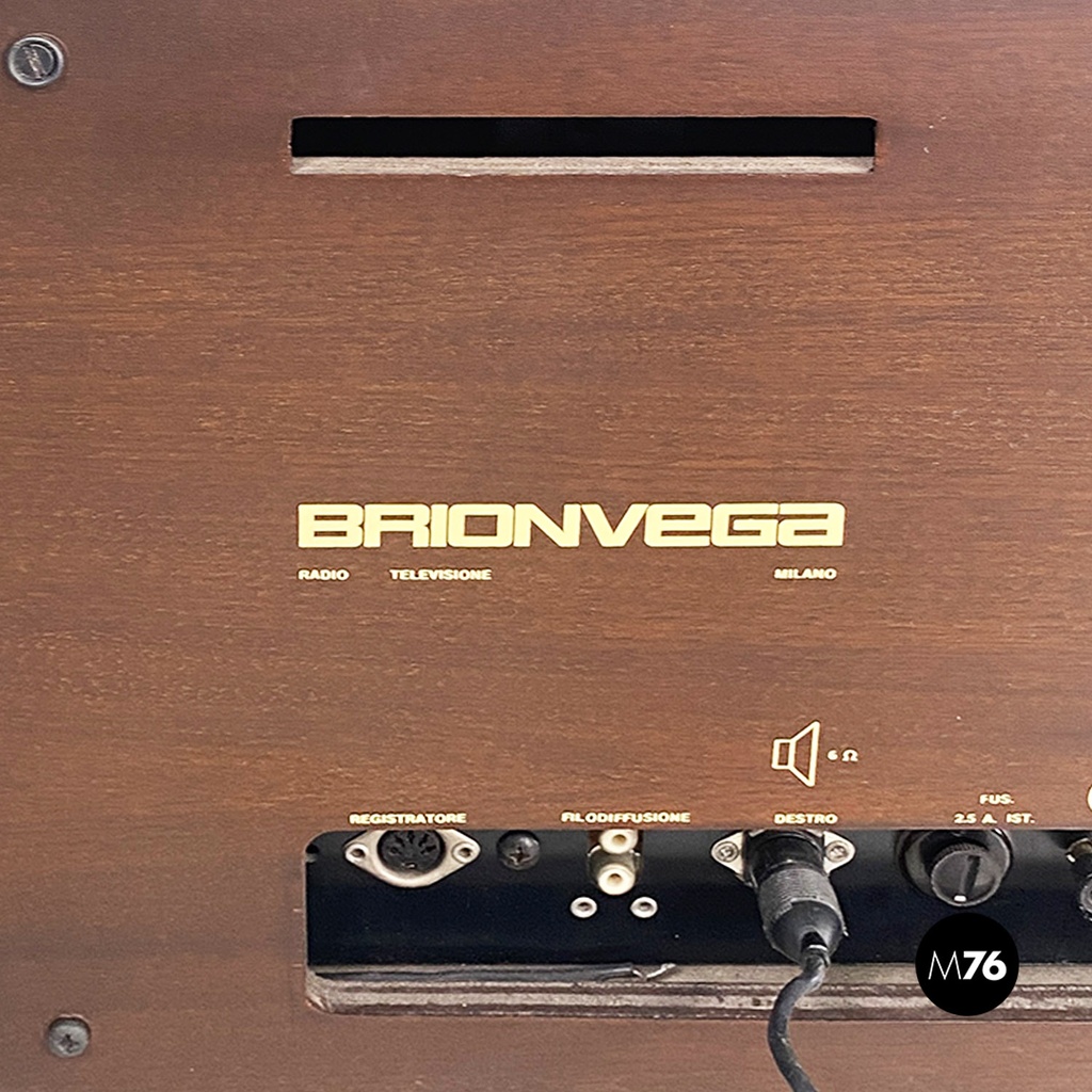 Italian Radiophonograph RR126 and Record Player by Castiglioni, Brionvega 1960s