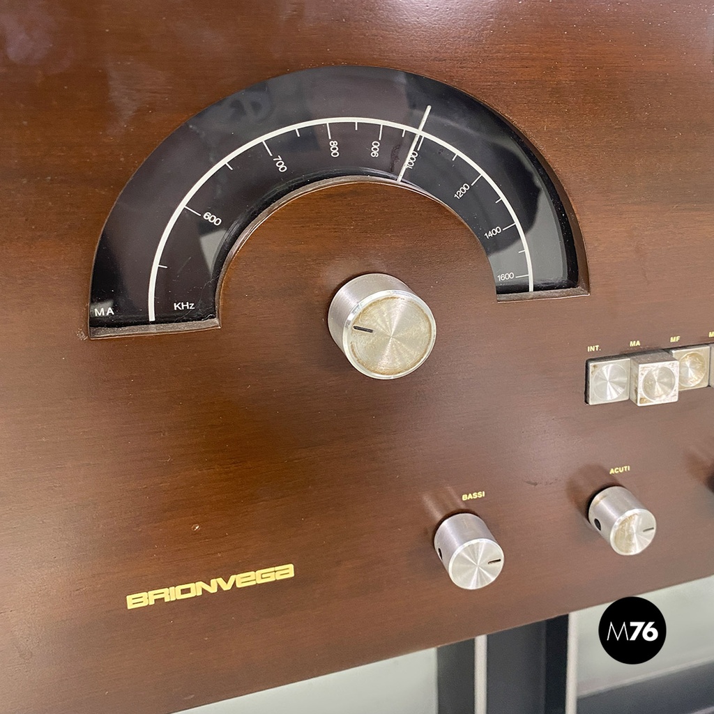 Italian Radiophonograph RR126 and Record Player by Castiglioni, Brionvega 1960s