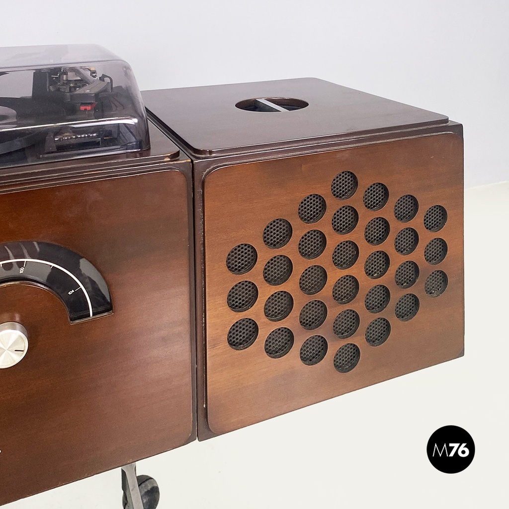 Italian Radiophonograph RR126 and Record Player by Castiglioni, Brionvega 1960s