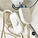 Italian Mid-Century Modern Table Lamp with Glossy Opal Glass by Mazzega, 1970s