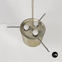 Italian Mid-Century Modern Table Lamp with Glossy Opal Glass by Mazzega, 1970s