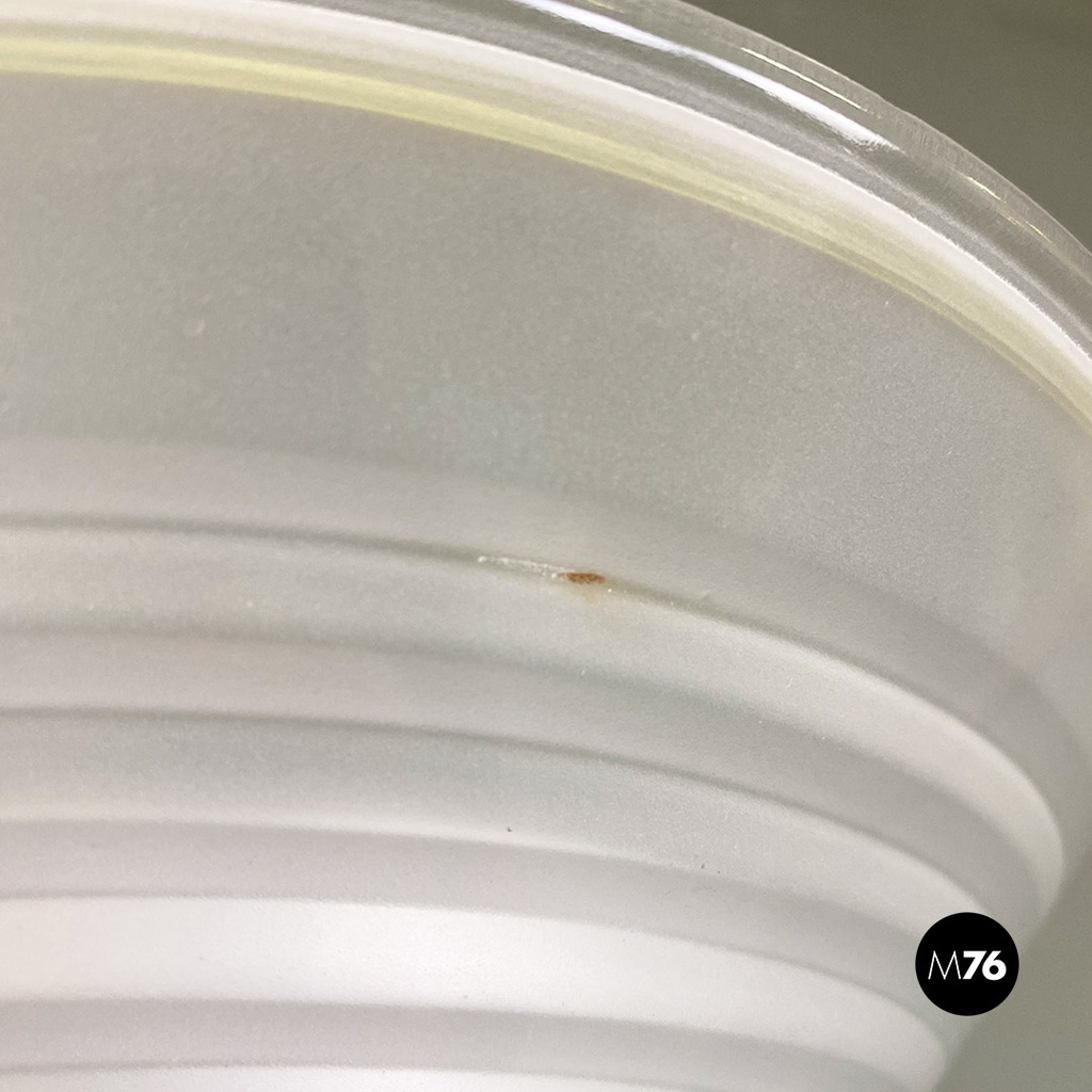 Lampada da terra in metallo rosa, 1980 ca.