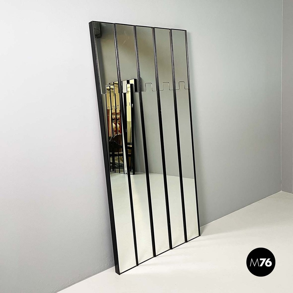 Italian modern wall mirror hanger Gronda by Luciano Bertoncini for Elco, 1970s