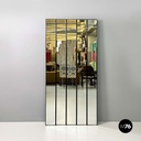 Italian modern wall mirror hanger Gronda by Luciano Bertoncini for Elco, 1970s