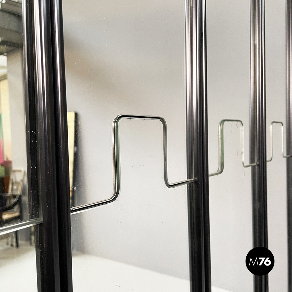 Italian modern wall mirror hanger Gronda by Luciano Bertoncini for Elco, 1970s