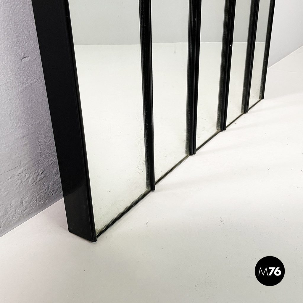 Italian modern wall mirror hanger Gronda by Luciano Bertoncini for Elco, 1970s