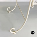 Italian Mid-Century Modern Classic White Iron Outdoor Bench, 1960s