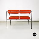 Italian modern Vienna metal bench or sofa by Rodney Kinsman for Bieffeplast 1980