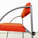 Italian modern Vienna metal bench or sofa by Rodney Kinsman for Bieffeplast 1980