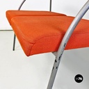 Italian modern Vienna metal bench or sofa by Rodney Kinsman for Bieffeplast 1980