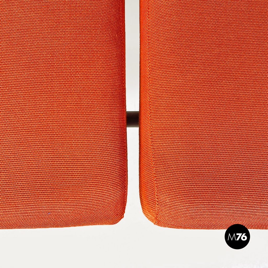 Italian modern Vienna metal bench or sofa by Rodney Kinsman for Bieffeplast 1980