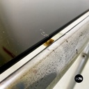 Italian modern tubolar steel and smoked glass dining table or desk, 1970s