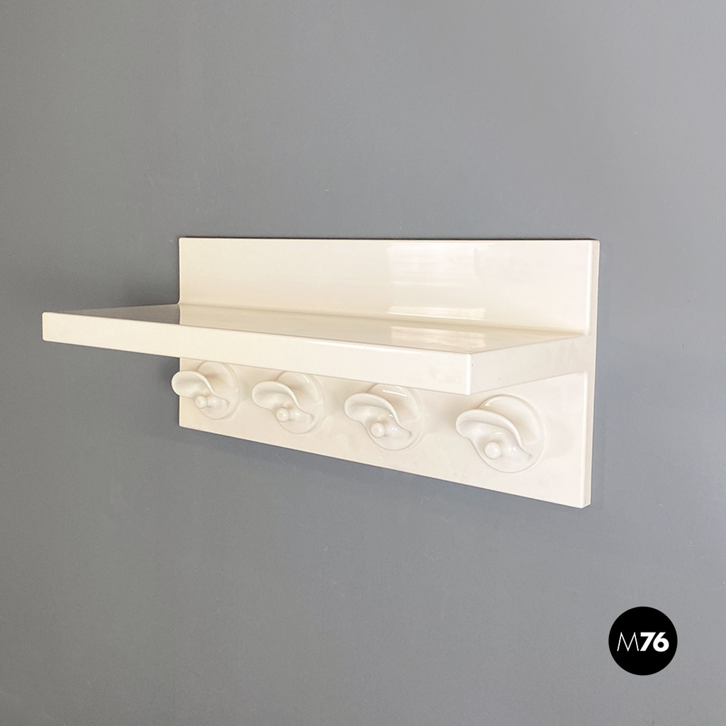 Gancio coat stand with shelf by Olaf Von Bohr and Marcello Siard, Kartell 1970s