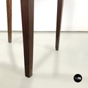 Italian antique Wooden bedside table with brass handle, early 1900s