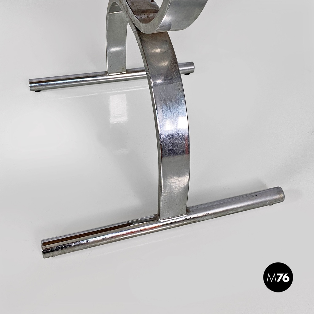 Sedie in paglia e acciaio, 1970 ca.