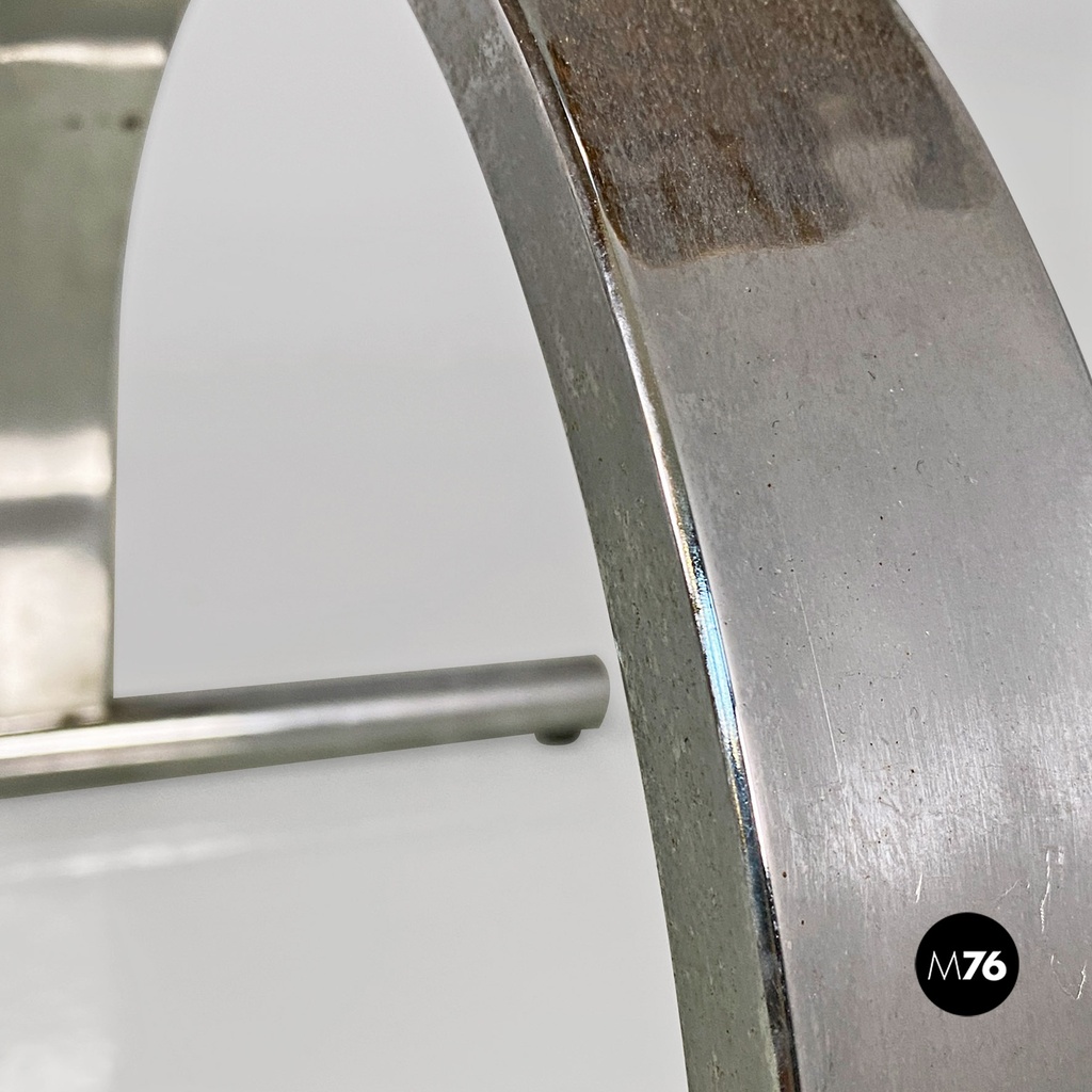 Sedie in paglia e acciaio, 1970 ca.