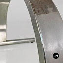 Sedie in paglia e acciaio, 1970 ca.