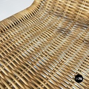 Sedie in paglia e acciaio, 1970 ca.