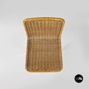 Sedie in paglia e acciaio, 1970 ca.