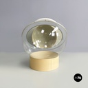 Italian modern plastic 4720/S table mirror by Filippo Panseca for Kartell, 1970s