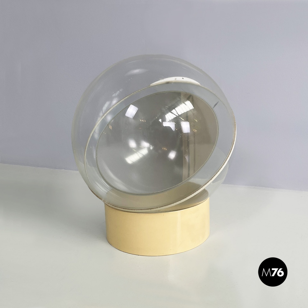 Italian modern plastic 4720/S table mirror by Filippo Panseca for Kartell, 1970s