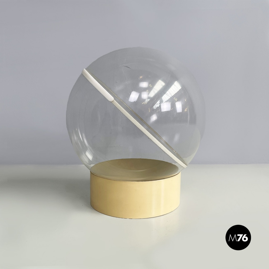 Italian modern plastic 4720/S table mirror by Filippo Panseca for Kartell, 1970s