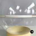 Italian modern plastic 4720/S table mirror by Filippo Panseca for Kartell, 1970s