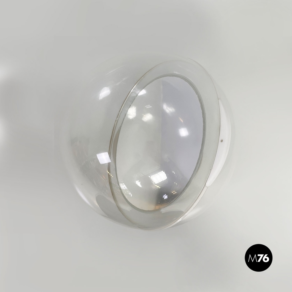 Italian modern plastic 4720/S table mirror by Filippo Panseca for Kartell, 1970s