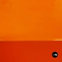 Mensole in plastica arancione di Marcello Siard per Kartell, 1970 ca.