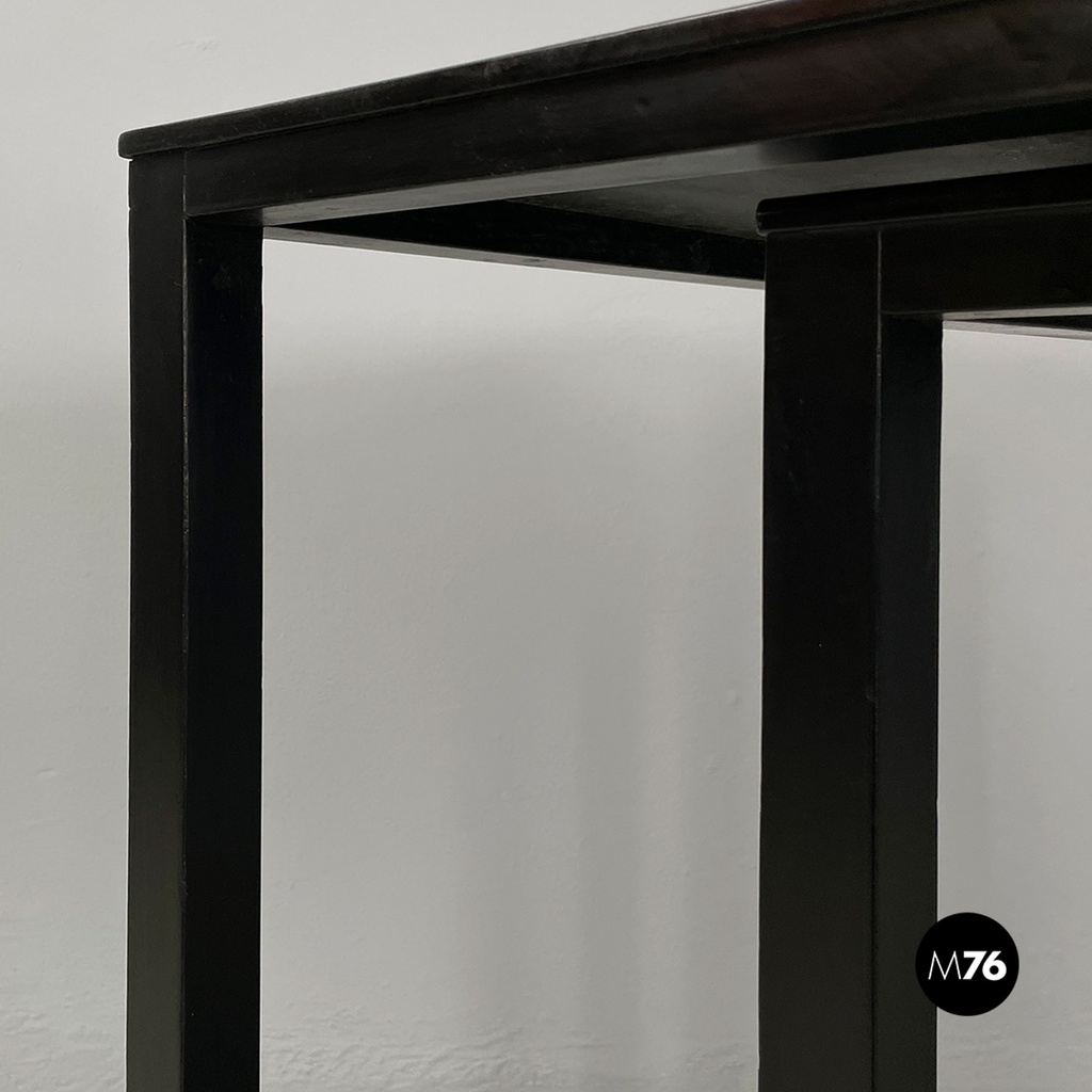 Austrian modern solid ash Satztische coffee tables, Josef Hoffman, Wittmann 2000