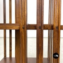 Italian stackable wooden revolving bookcases with floral decoration, 1900s