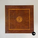 Italian stackable wooden revolving bookcases with floral decoration, 1900s