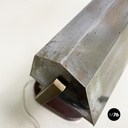 Italian mid-century modern Adjustable desk or table lamp in brown metal, 1930s