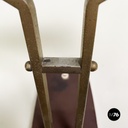 Italian mid-century modern Adjustable desk or table lamp in brown metal, 1930s