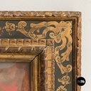 Italian Painting with finely crafted wooden frame, 1800-1900s