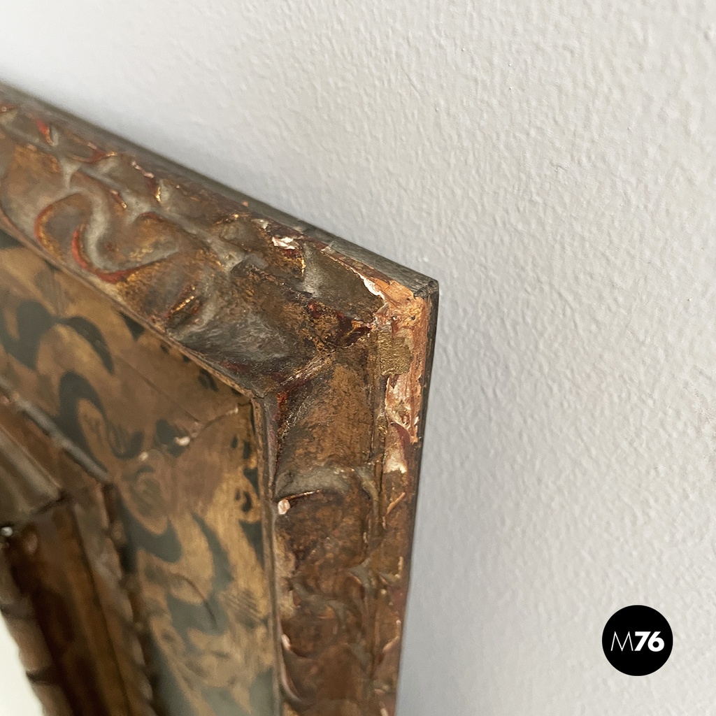 Italian Painting with finely crafted wooden frame, 1800-1900s