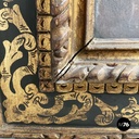 Italian Painting with finely crafted wooden frame, 1800-1900s