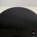 Italian modern black wood and chromed metal stool by George Coslin, Dada 1980s