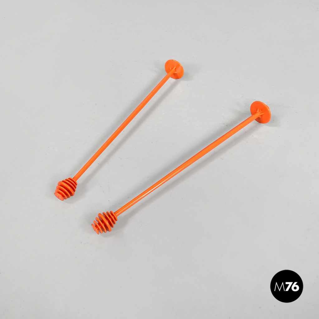 Servizio di bicchieri e brocca Orangeade di Jean Pierre Vitrac per Bourbon, 1970 ca.