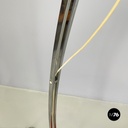 Lampada da terra in metallo arancione, 1970 ca.