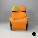 Italian modern armchair or chaise longue Wink Toshiyuki Kita for Cassina, 1980s