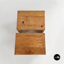 Sgabelli in legno, 1970 ca.