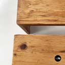 Sgabelli in legno, 1970 ca.