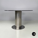 Italian modern Round dining table Cidonio by Antonia Astori for Cidue, 1970s